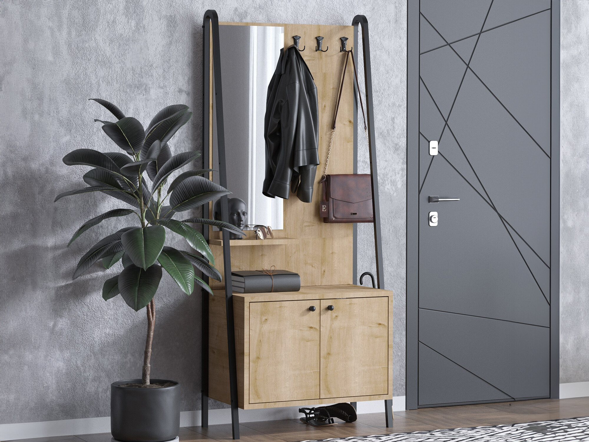 Komplet za predsobo Sonliro 145