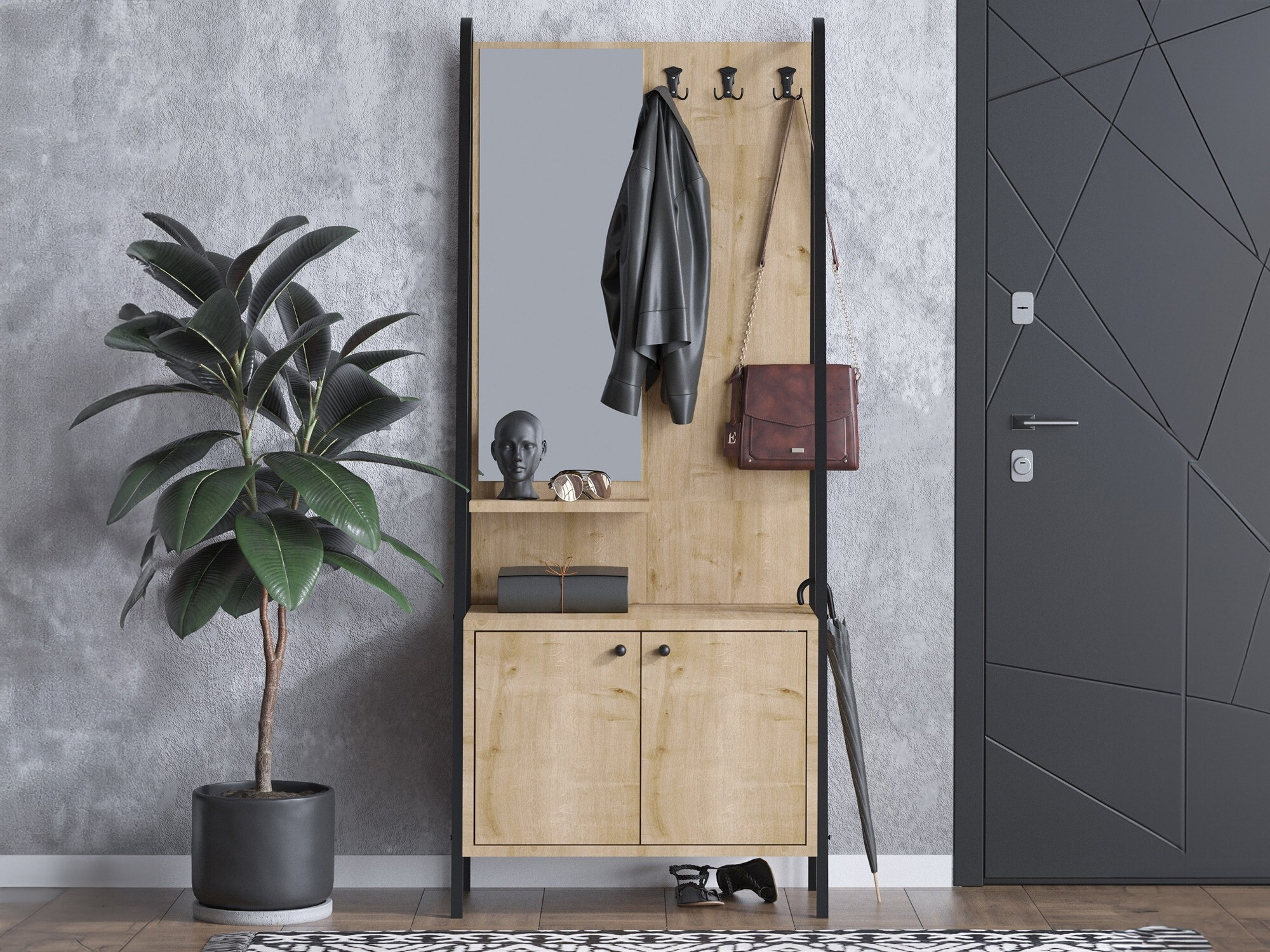 Komplet za predsobo Sonliro 145