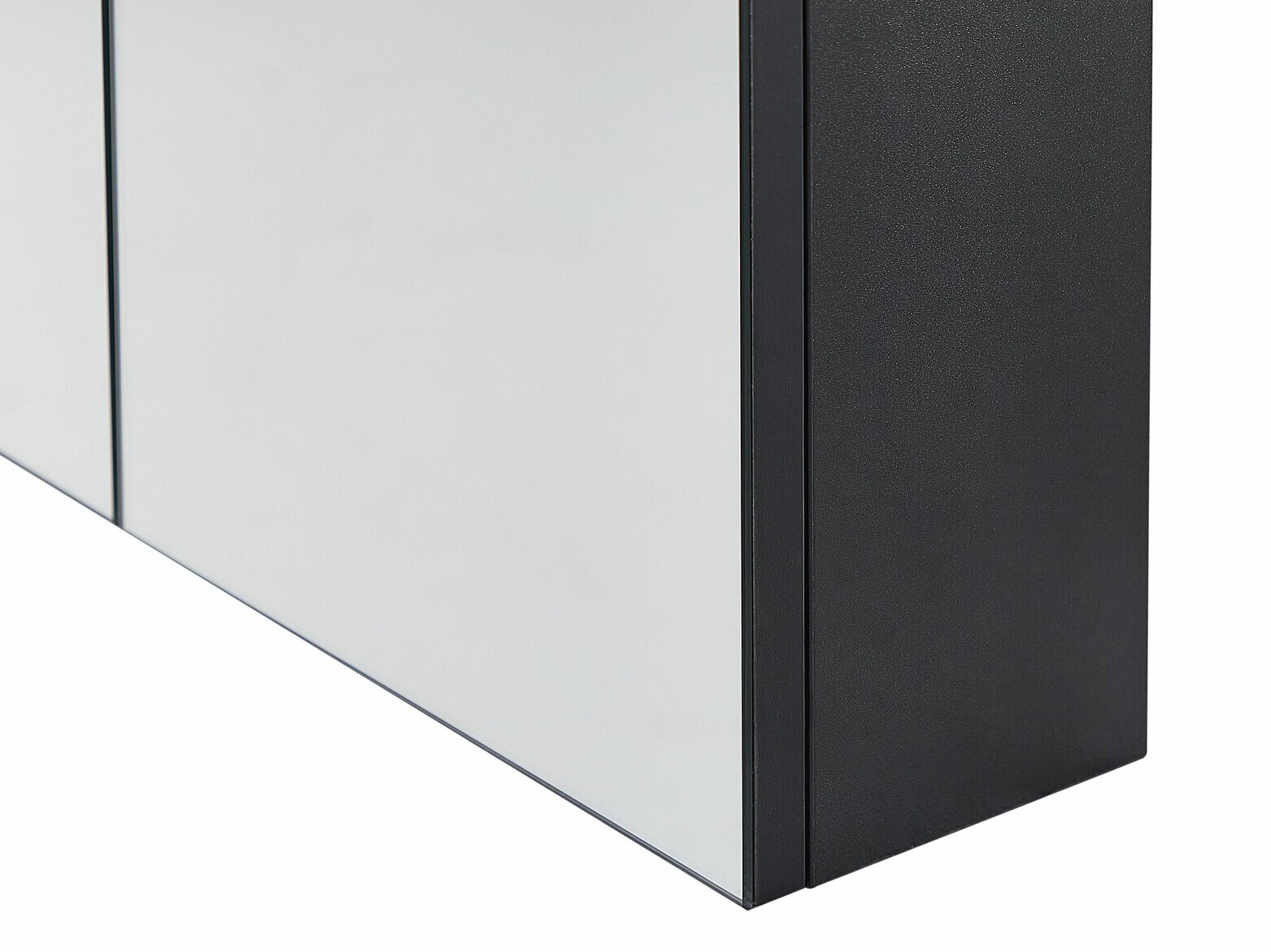 Kopalniška omarica z ogledalom Berwyn 2350 (Črna)