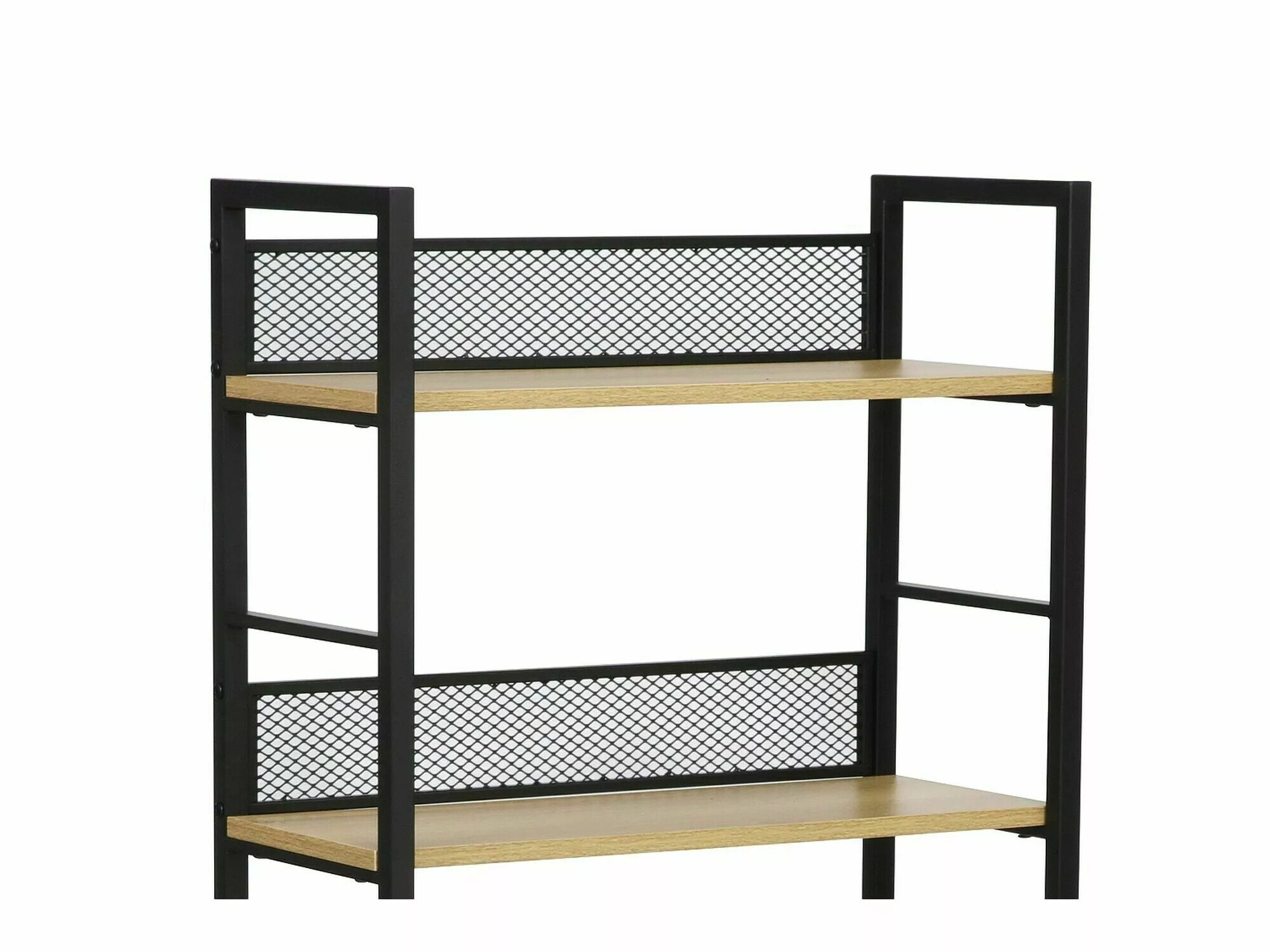 Regal Detroit 643 (Črna + Hrast)