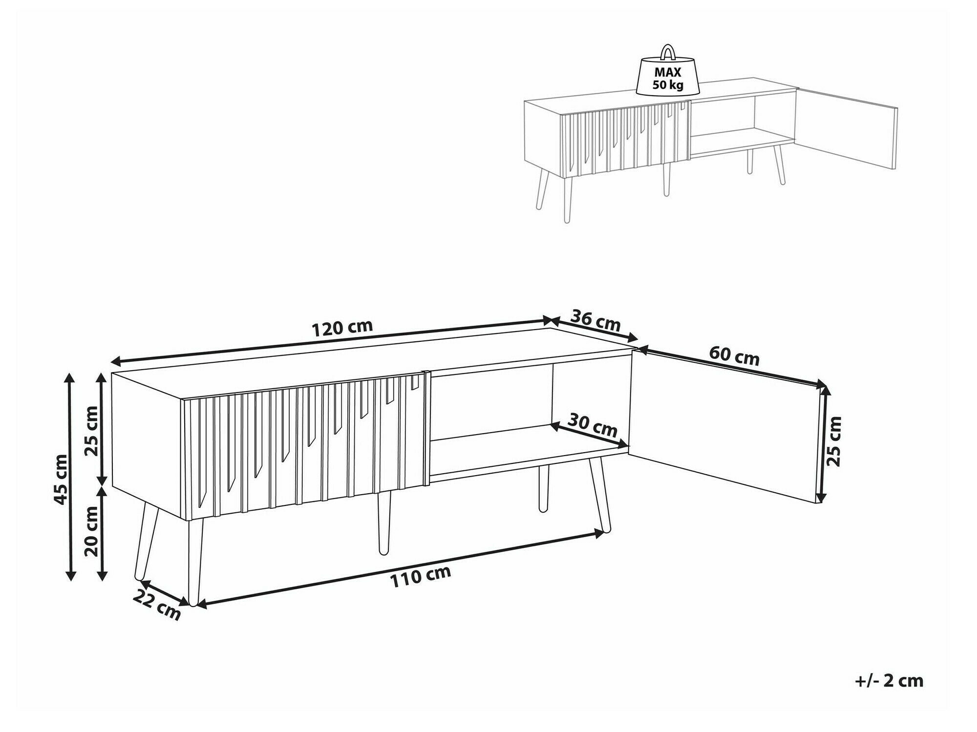 Komplet za dnevno sobo Berwyn 2360