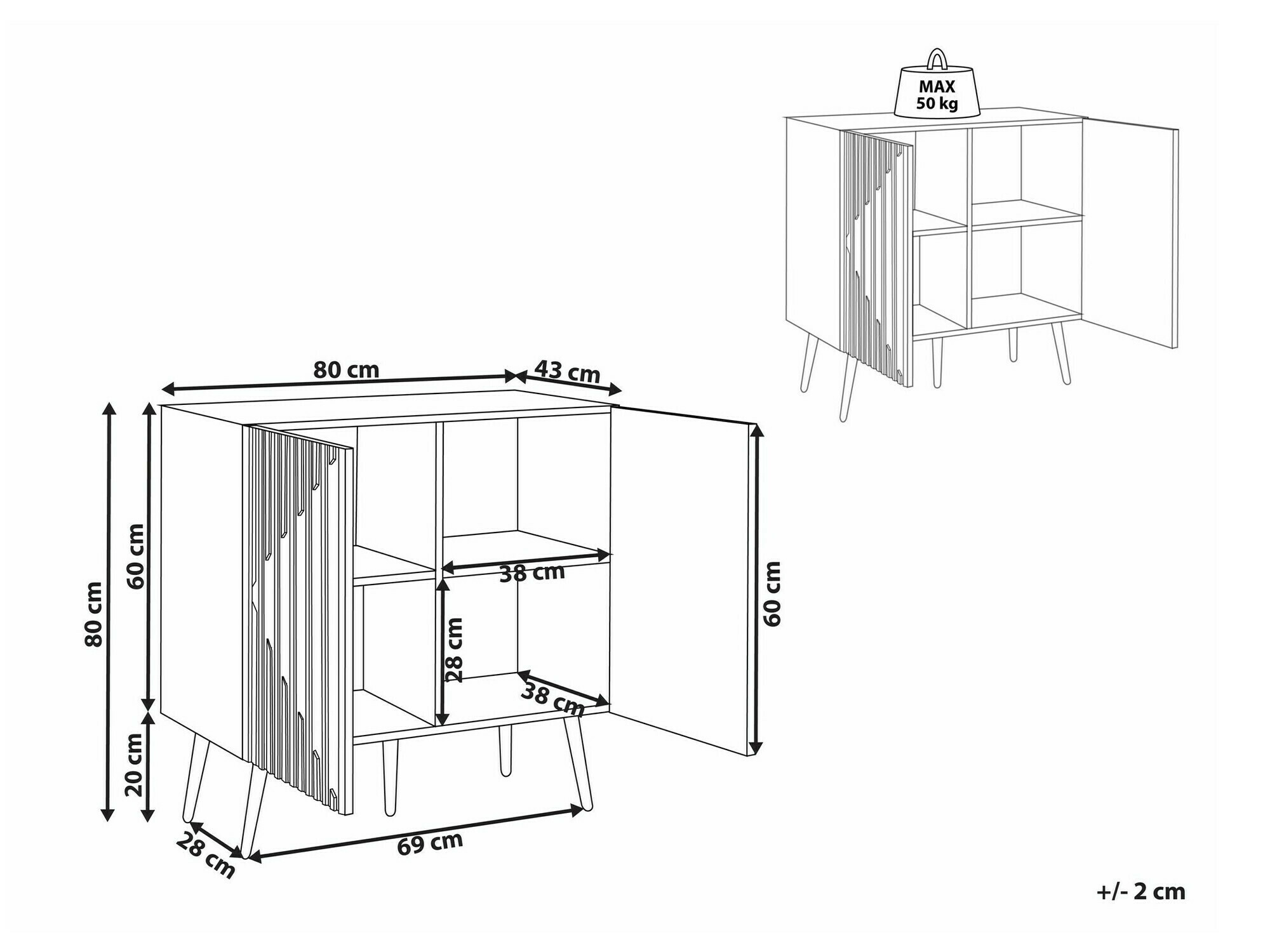 Komplet za dnevno sobo Berwyn 2360