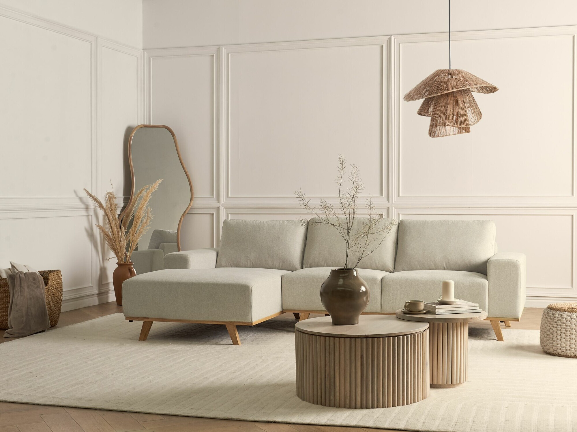 Kotna garnitura Berwyn 2363 (Bež)