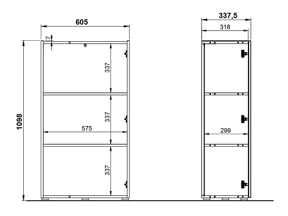 Komplet za domačo pisarno Evarsoa 105 (Grafit + Navarra hrast)