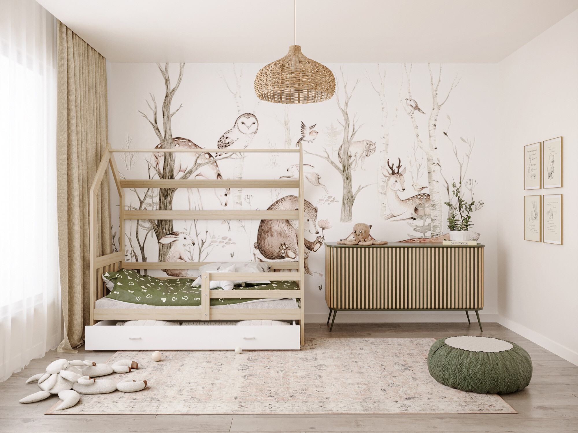 Postelja Aurora 123 (Bor)