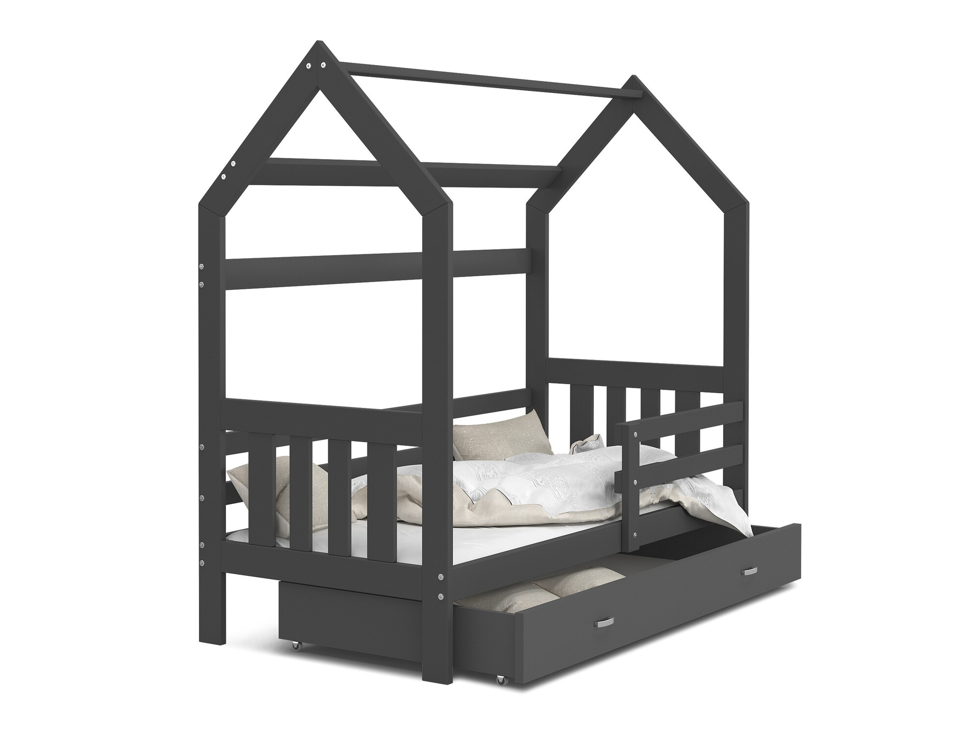 Postelja Aurora 123 (Siva)