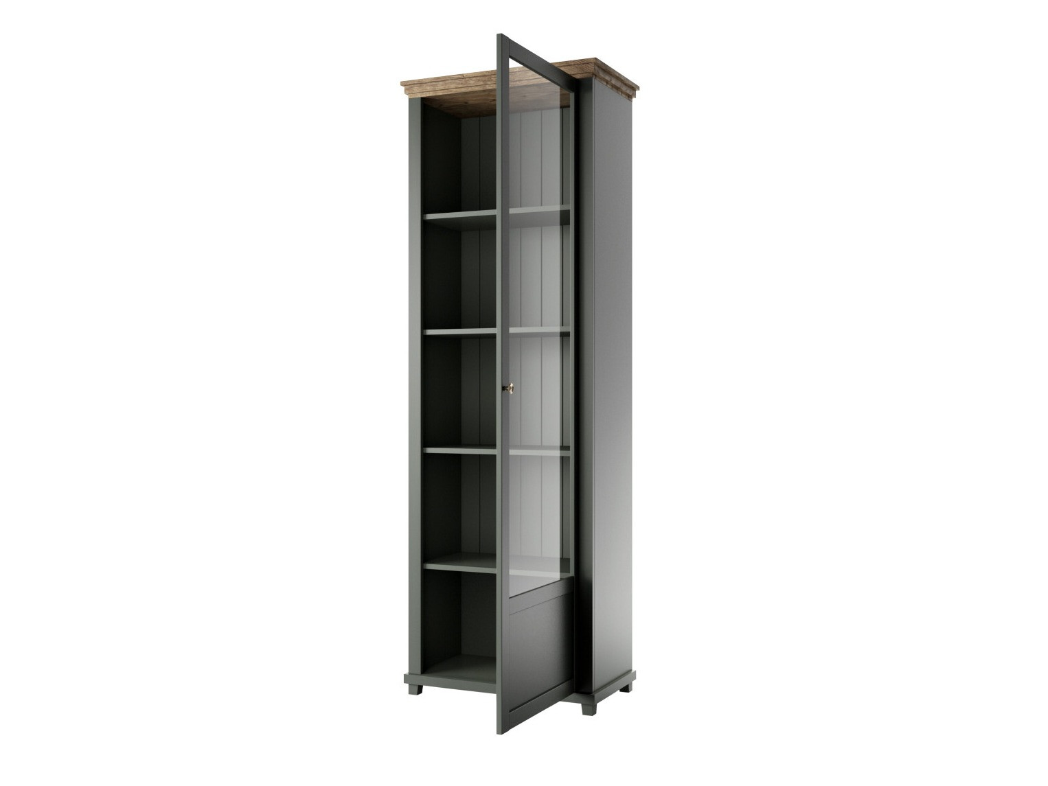 Regal Tolnue 101 (Temno zelena + Hrast lefkas)