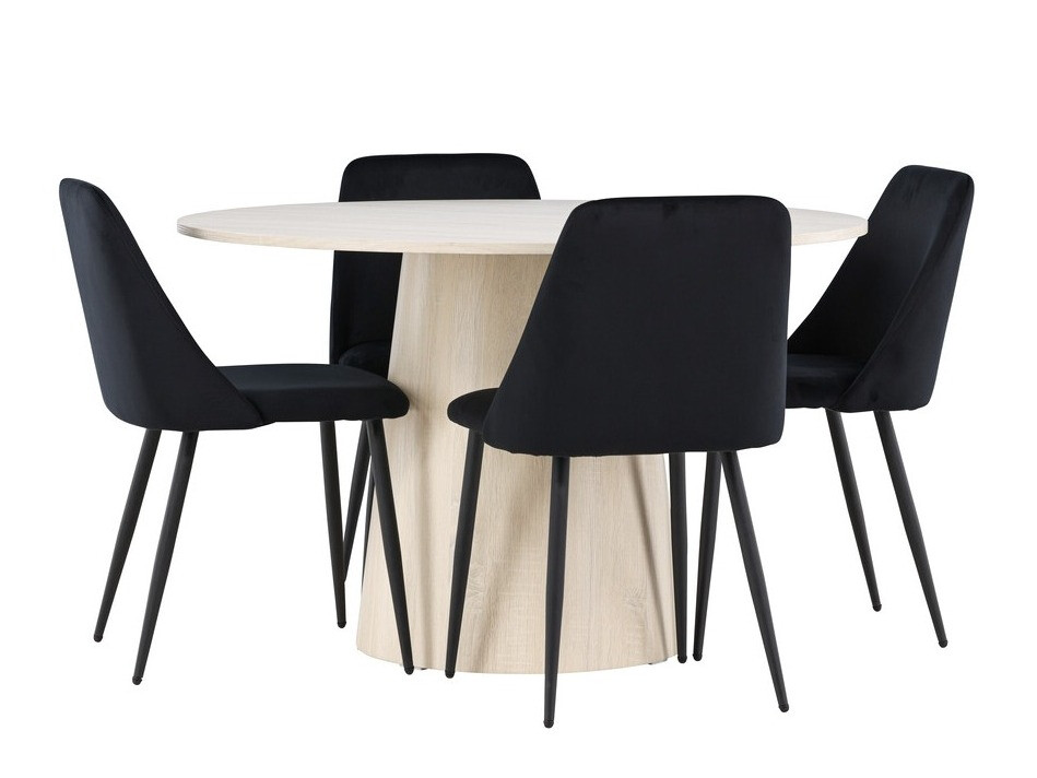 Jedilniški komplet Dallas 4248 (Svetlo rjava)