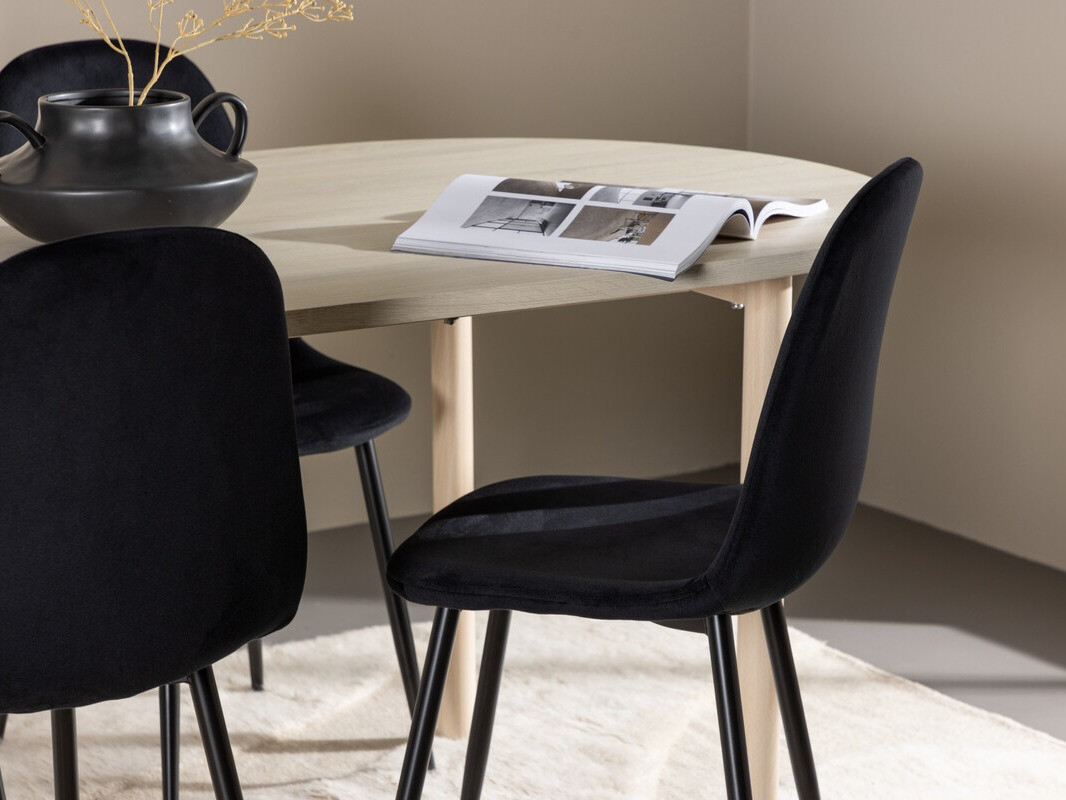 Jedilniški komplet Dallas 4612 (Svetlo rjava)