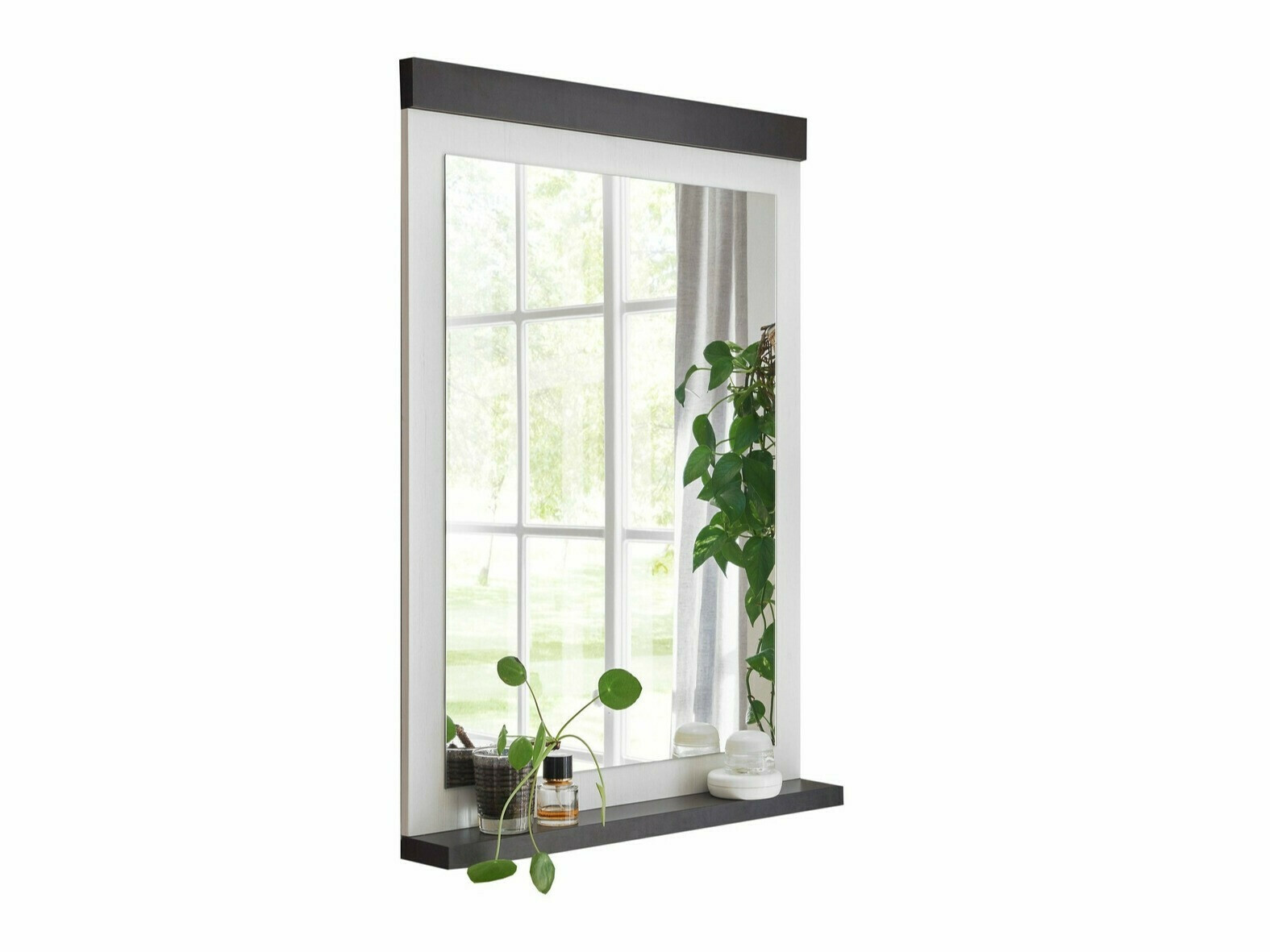 Komplet za predsobo Cirtale 129 (Beljen bor + Antrahite)