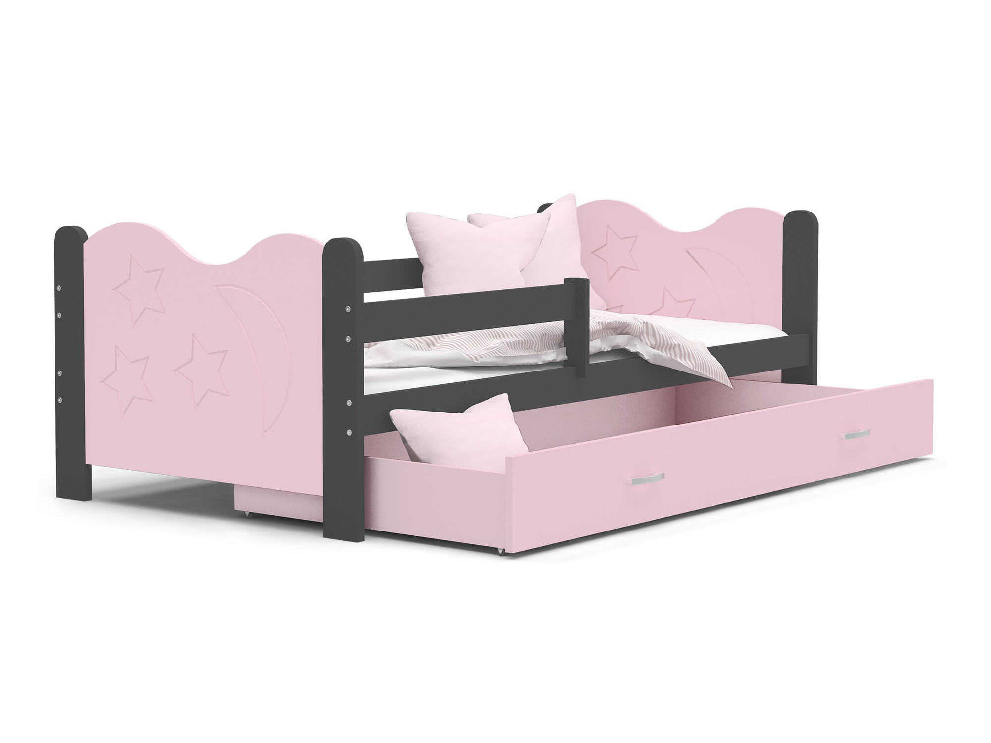 Postelja Aurora 124 (Siva)