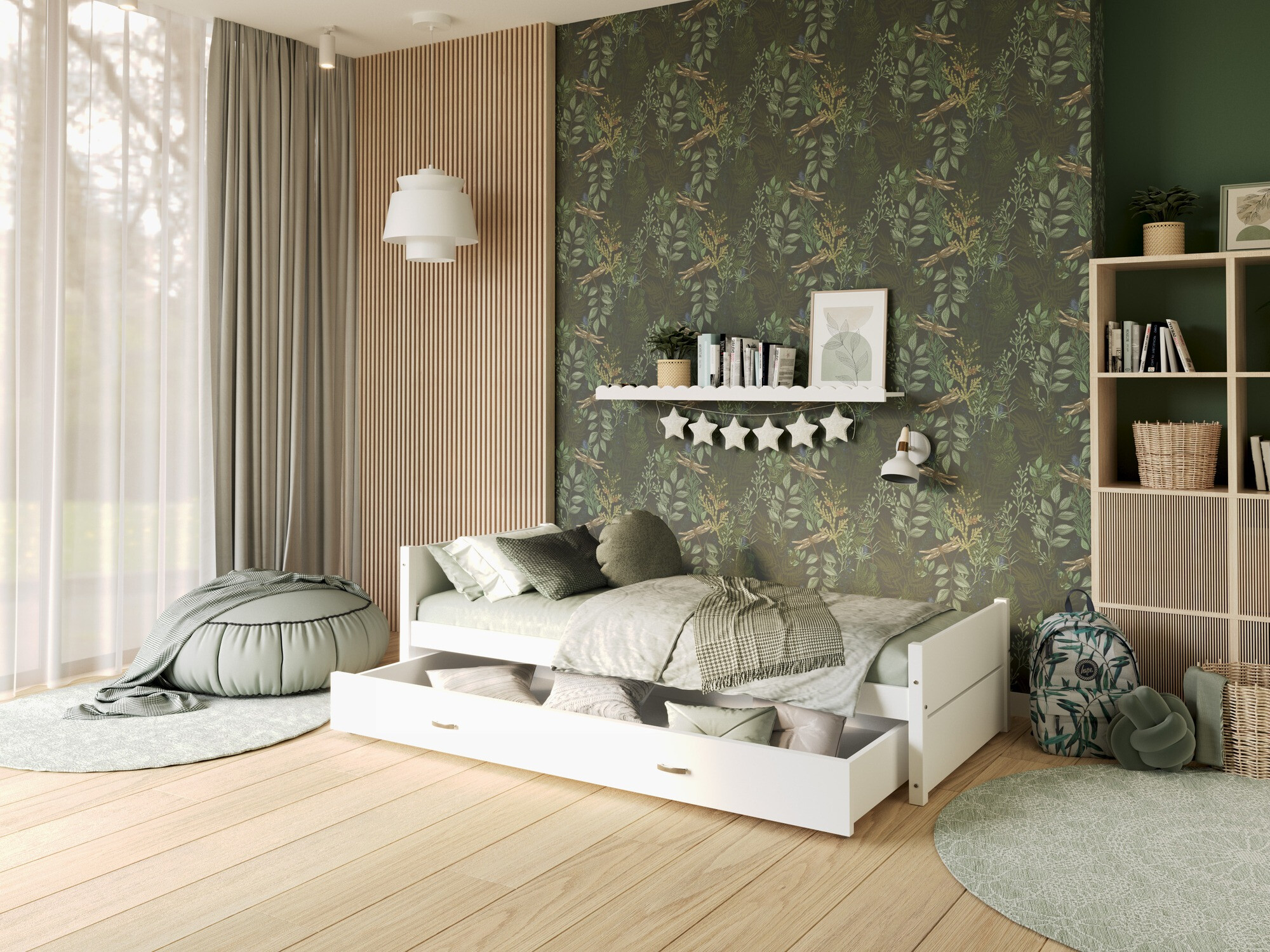 Postelja Aurora 176 (Bela)