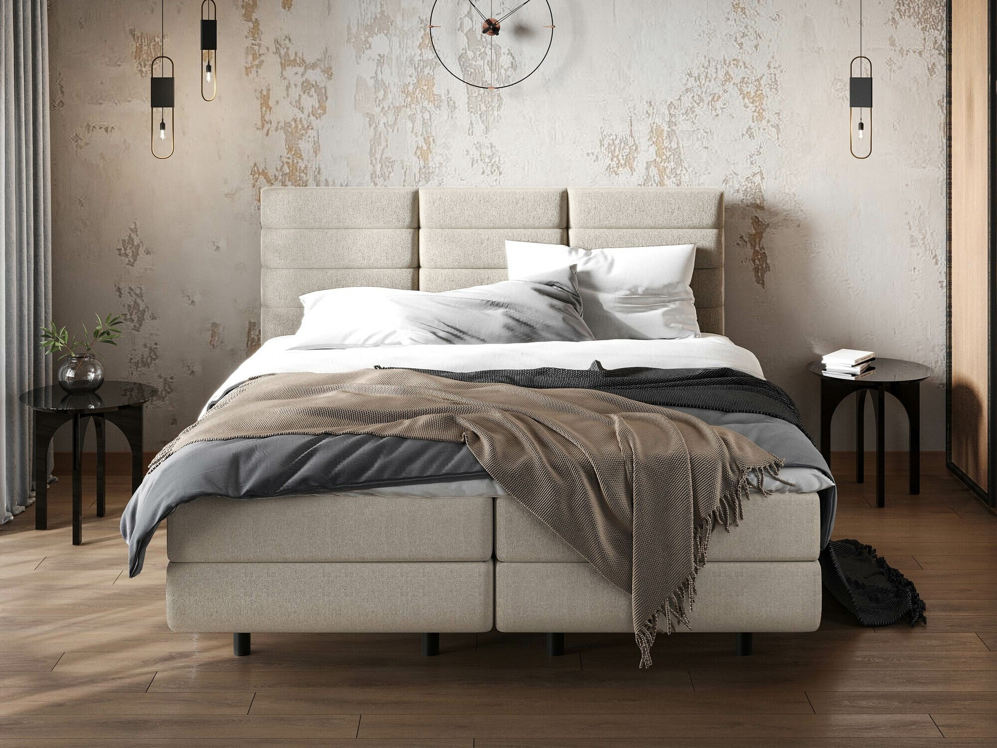 Boxspring postelja ComfiDream Serena (Barrel 04)