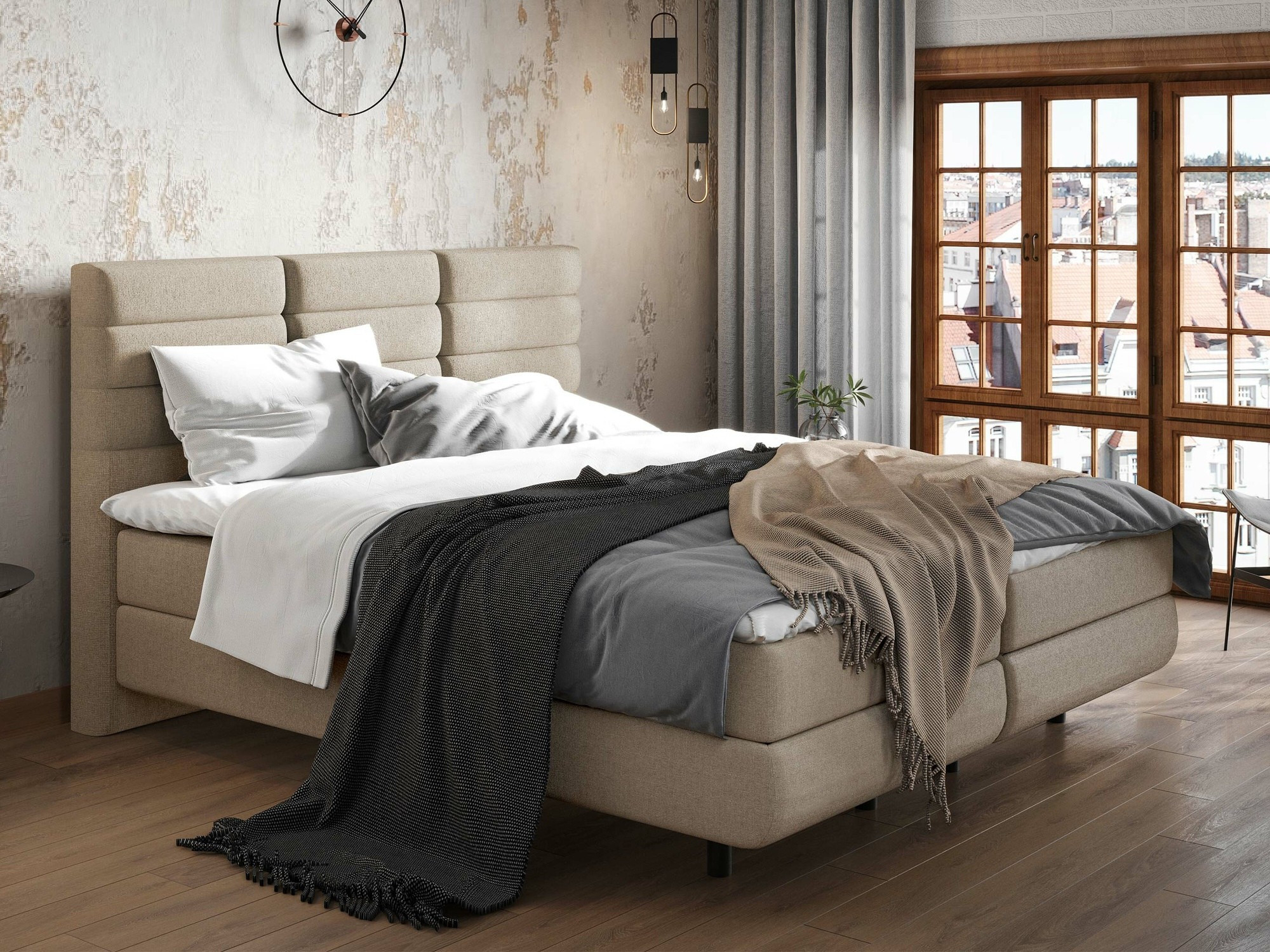 Boxspring postelja ComfiDream Serena (Barrel 09)