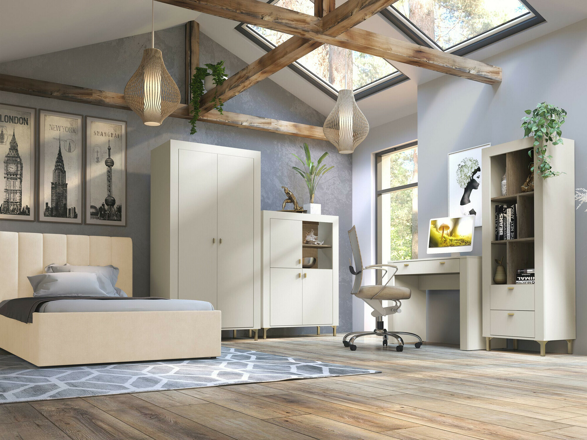 Komplet spalnic Mormavu 116 (Kašmir)