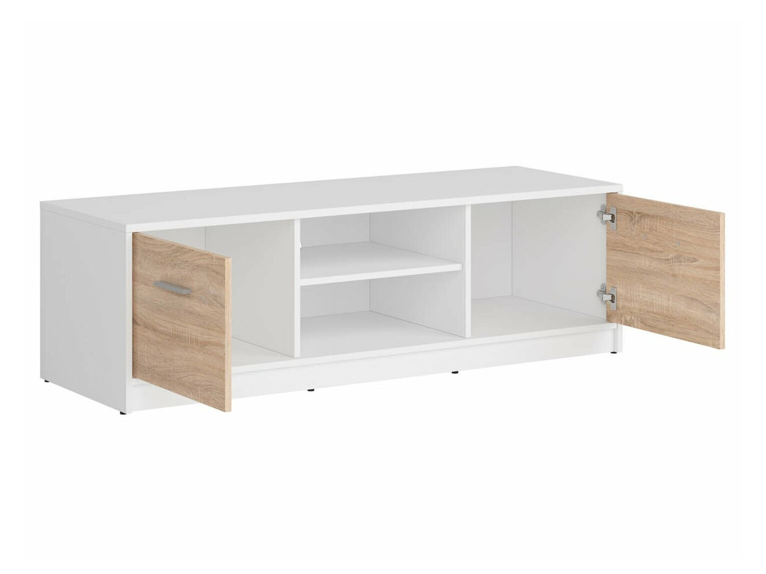 TV-omarica Novsore 100 (Bela + Sonoma hrast)