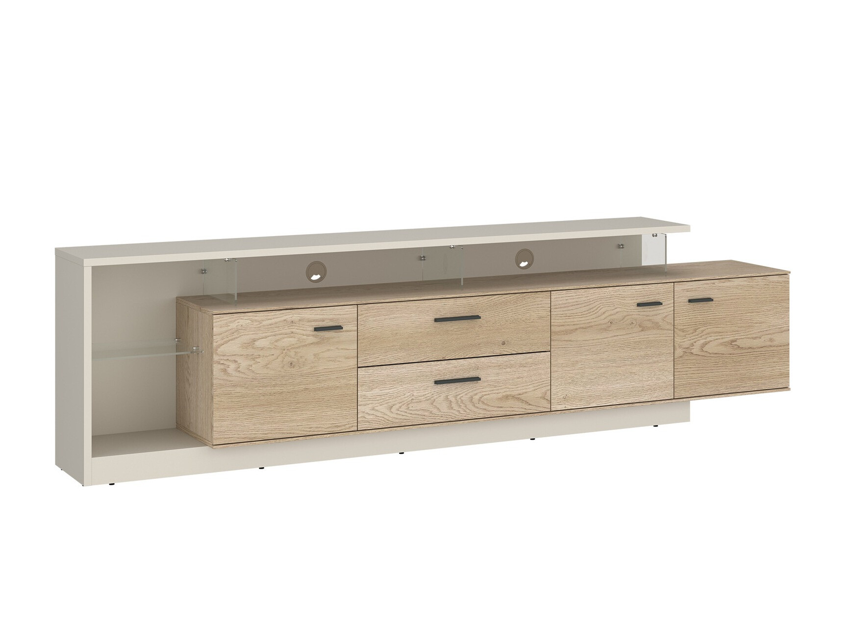 TV-omarica Ontario 138 (Kašmir + Sonoma hrast)