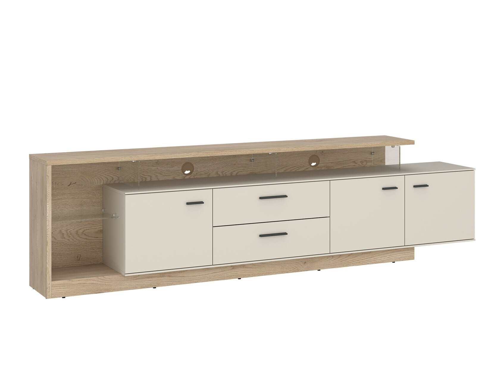 TV-omarica Ontario 138 (Sonoma hrast + Kašmir)