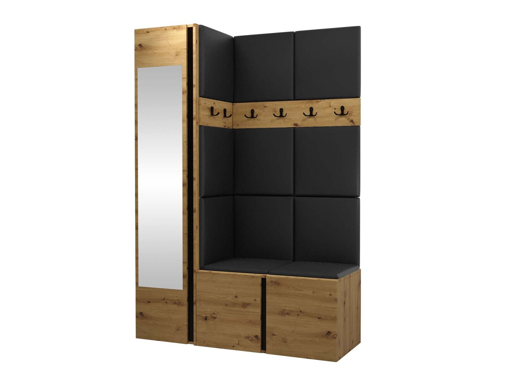 Komplet za predsobo Hartford 277 (Eko usnje Soft 011)