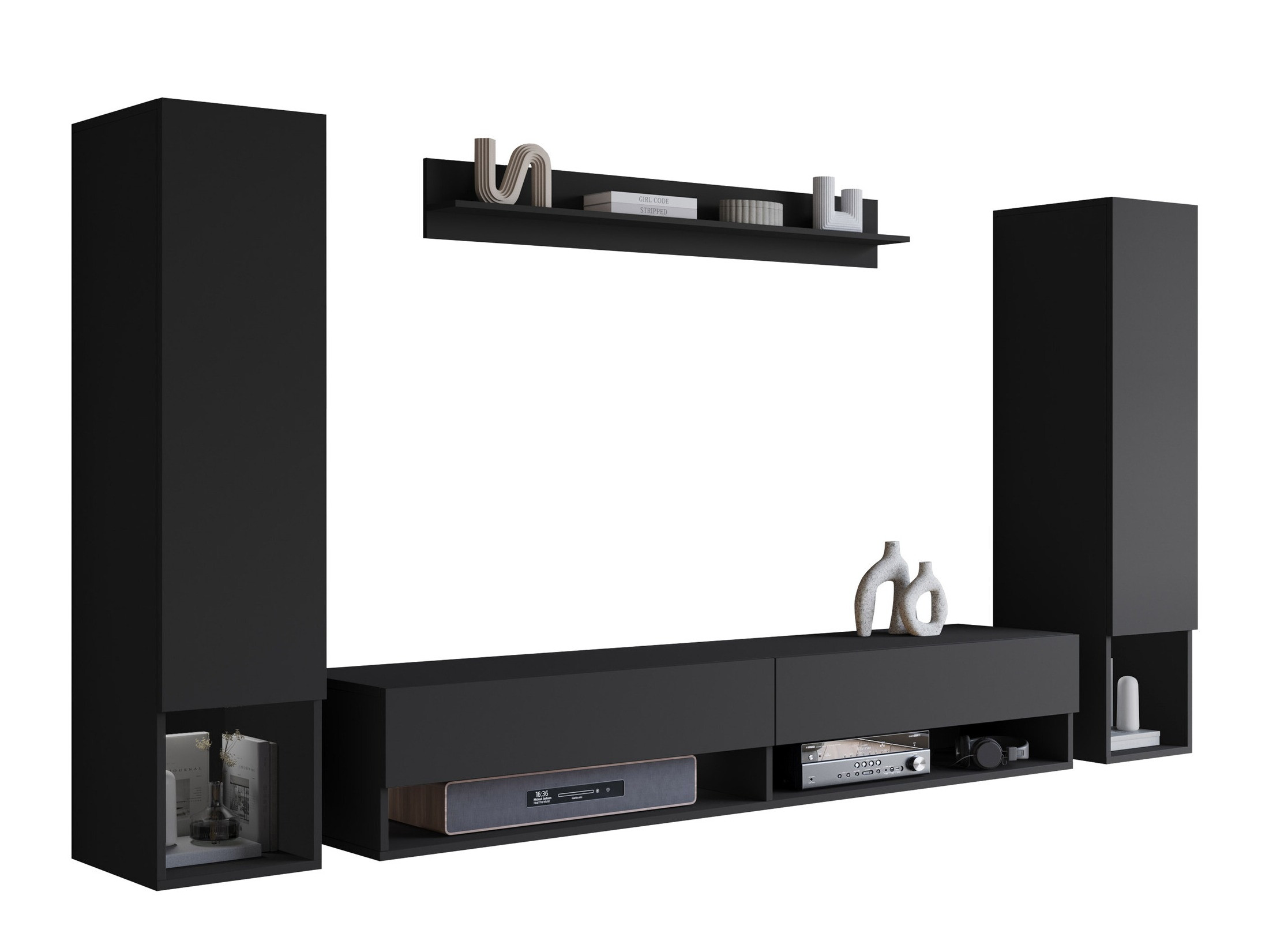 Komplet za dnevno sobo Sarasota 176 (Grafit)