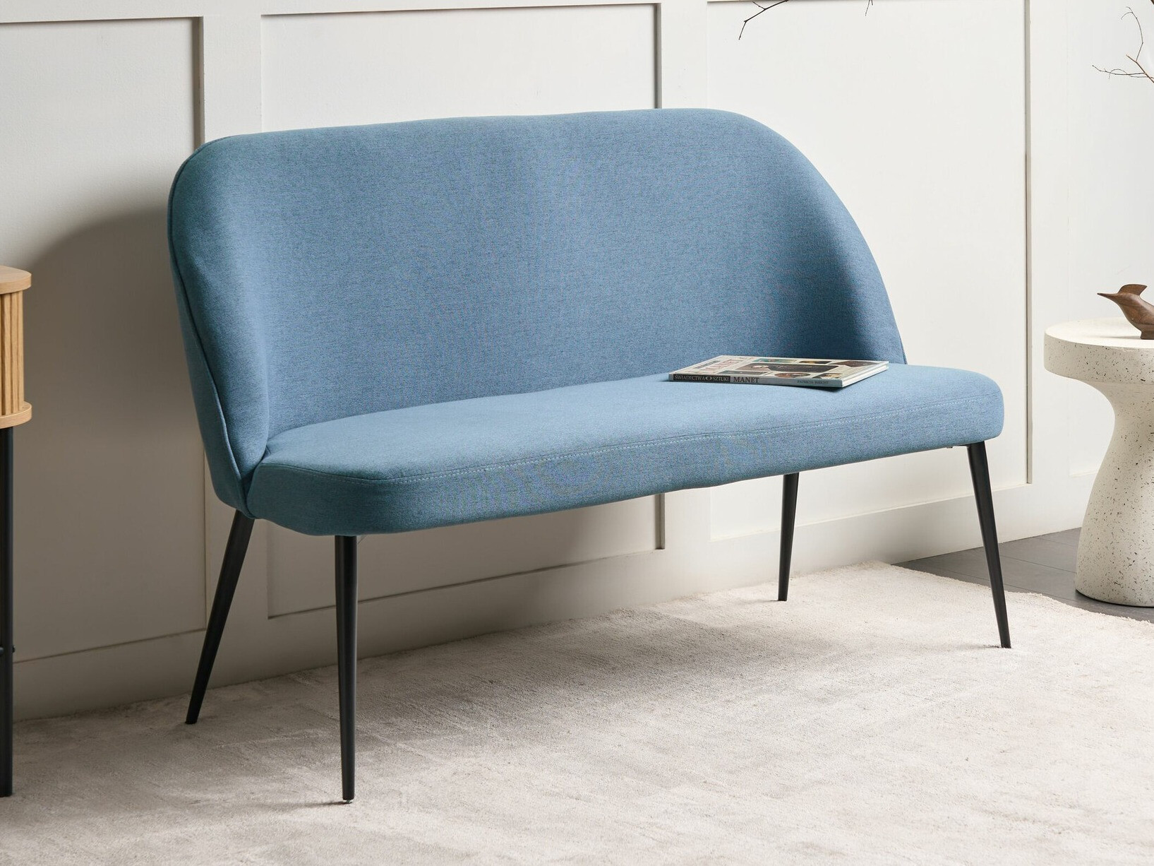 Klop z oblazinjenjem Berwyn 2379 (Svetlo modra)