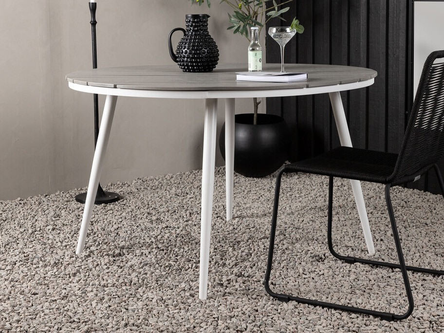 Vrtna miza Dallas 2467 (Siva + Bela)