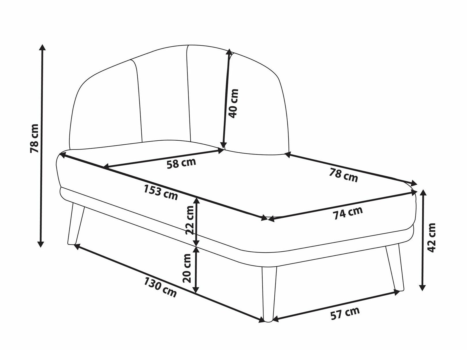 Počivalnik Berwyn 2387 (Bež)