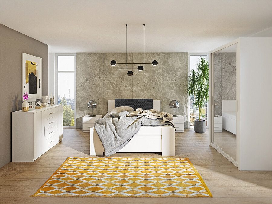 Komplet spalnic Catromi 112 (Bela + Soft Pik 011)