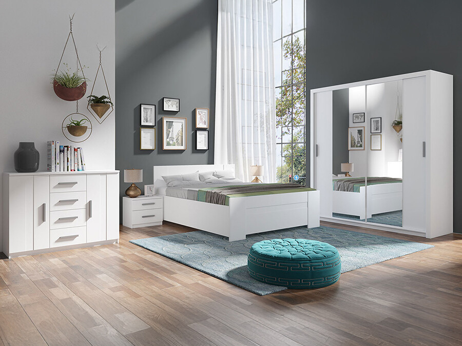 Komplet spalnic Catromi 114 (Bela)