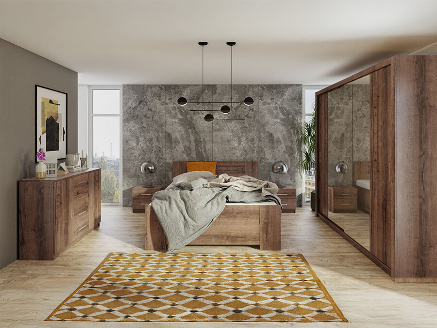 Komplet spalnic Catromi 115 (Monastery hrast)