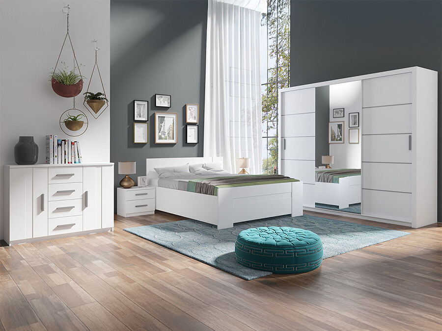 Komplet spalnic Catromi 116 (Bela)