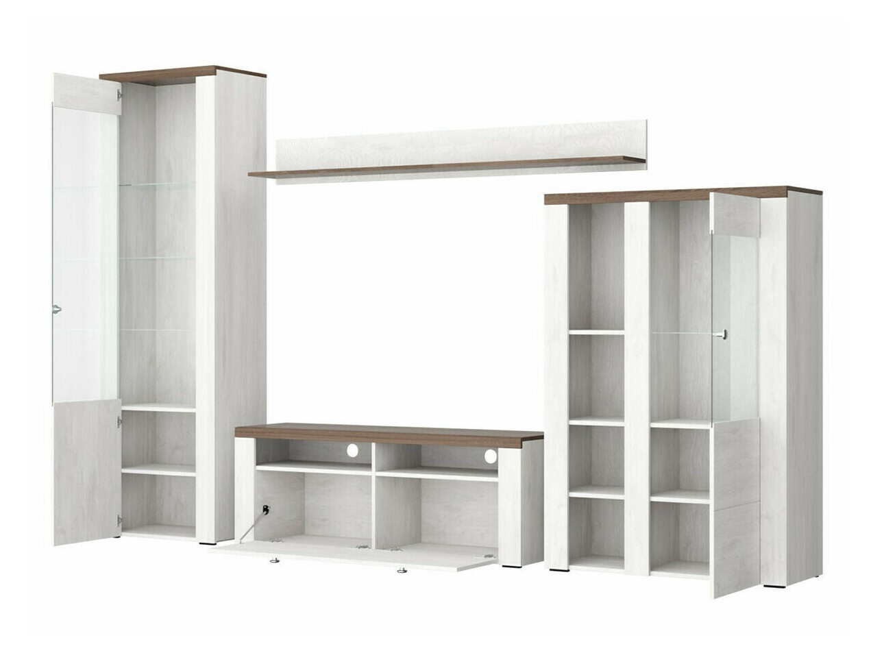 Komplet za dnevno sobo Salelbo 100 (Oreh)