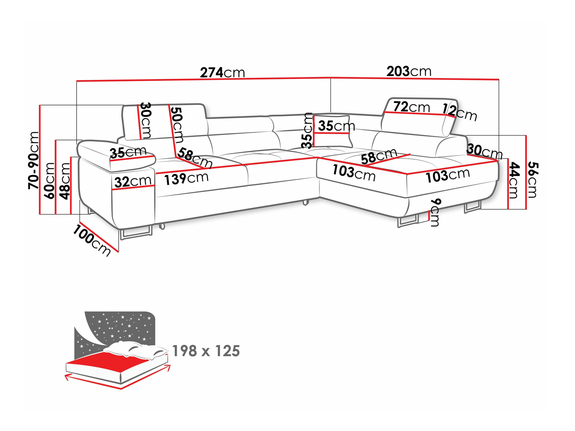 Kotna garnitura Comfivo Eliferu 100 (Manila 18)