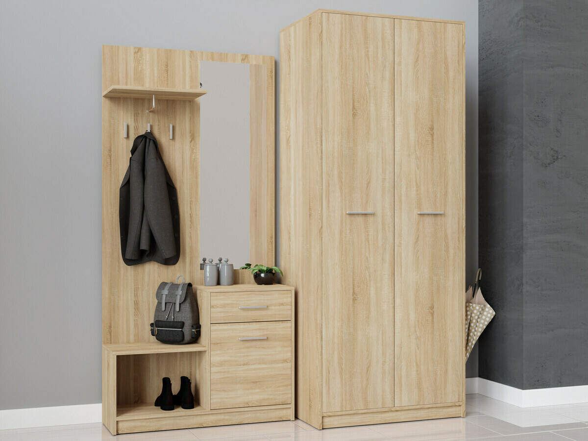 Komplet za predsobo Novsore 146 (Sonoma hrast)