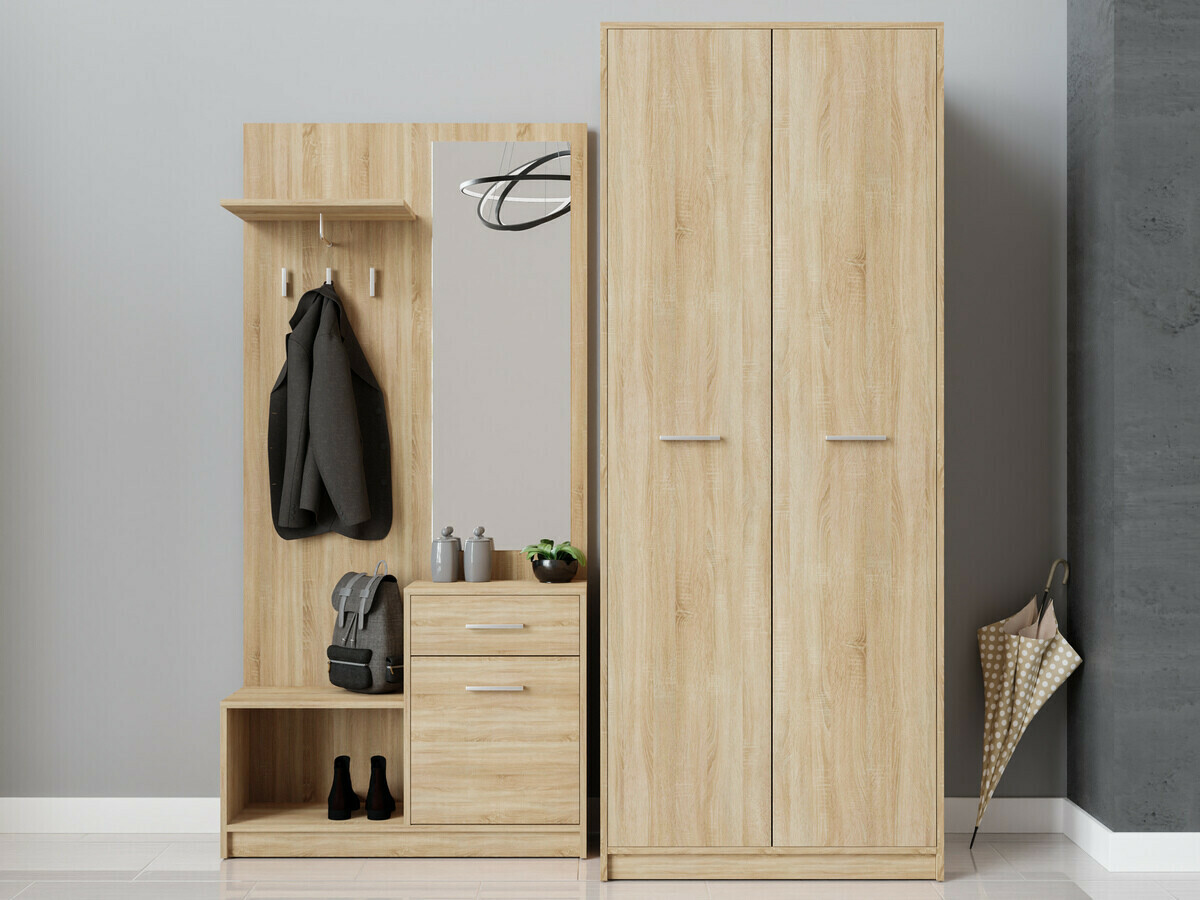 Komplet za predsobo Novsore 146 (Sonoma hrast)