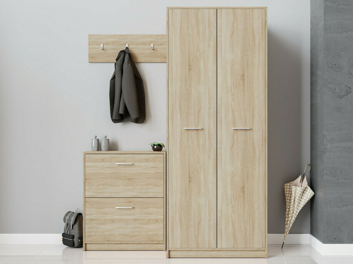 Komplet za predsobo Novsore 150 (Sonoma hrast)