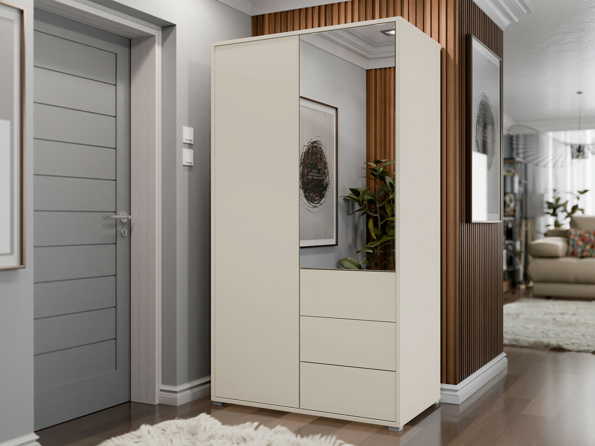 Garderobna omara Comfivo Tutela (Kašmir)