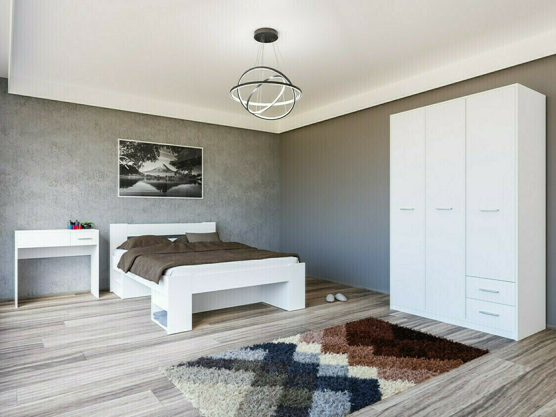 Komplet spalnic Novsore 144 (Bela)