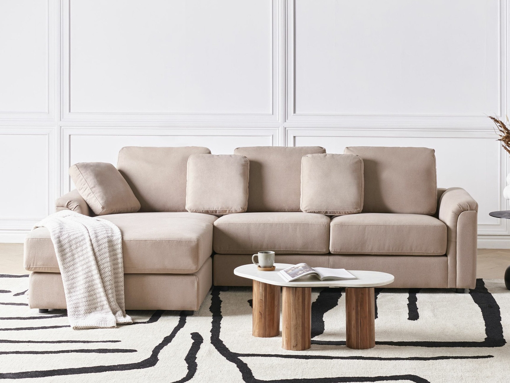 Kotna garnitura Berwyn 2395 (Taupe)