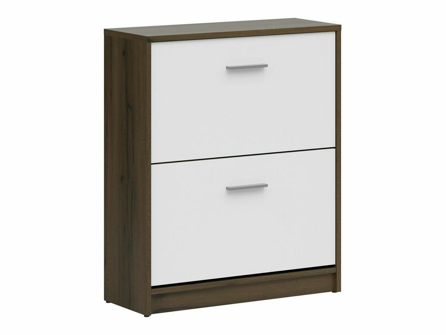 Omarica za čevlje Novsore 112 (Temen hrast + Bela)