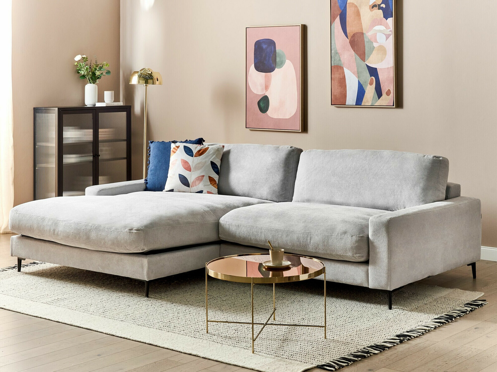 Kotna garnitura Berwyn 2398 (Siva)