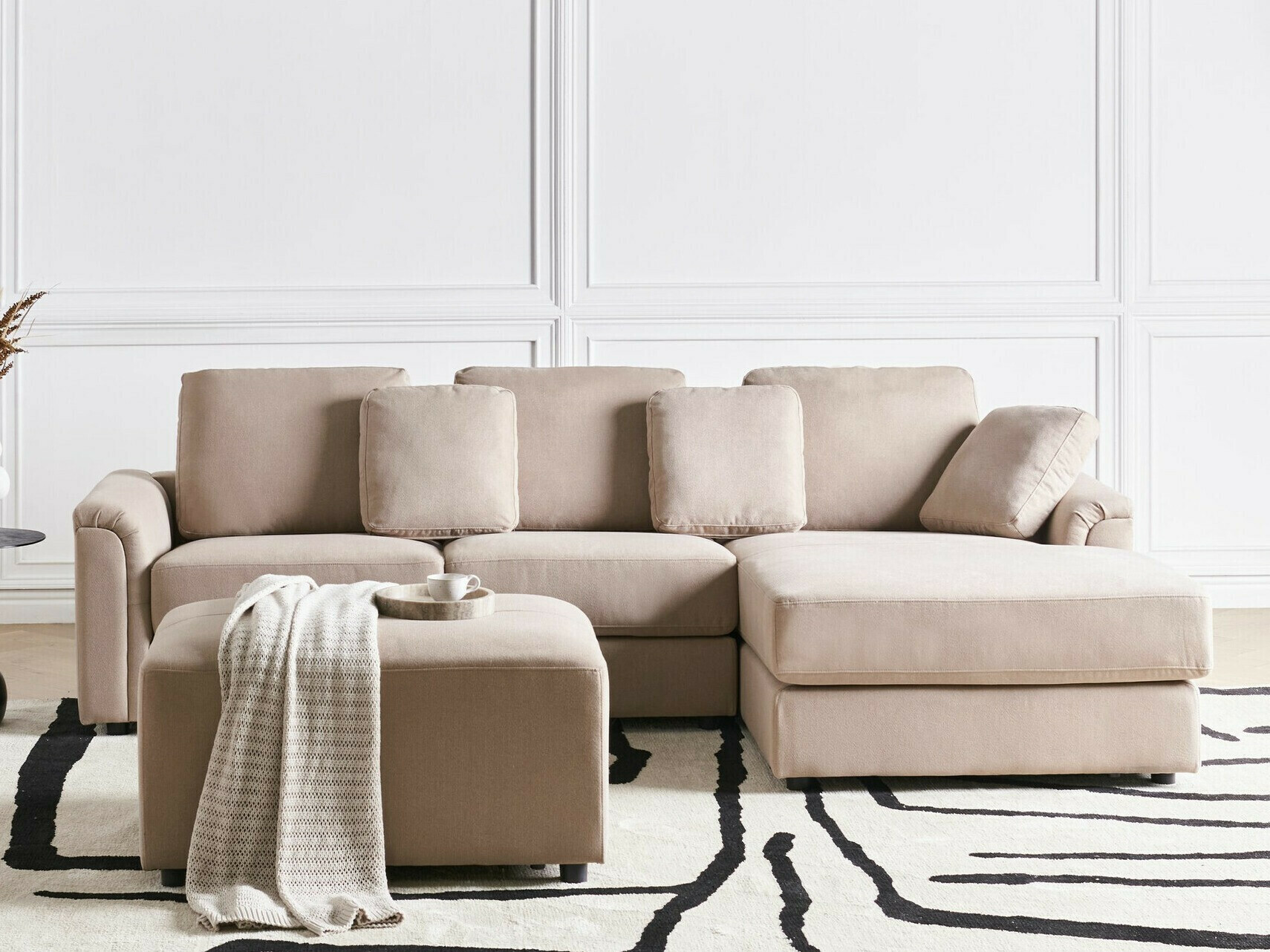 Kotna garnitura Berwyn 2395 (Taupe)