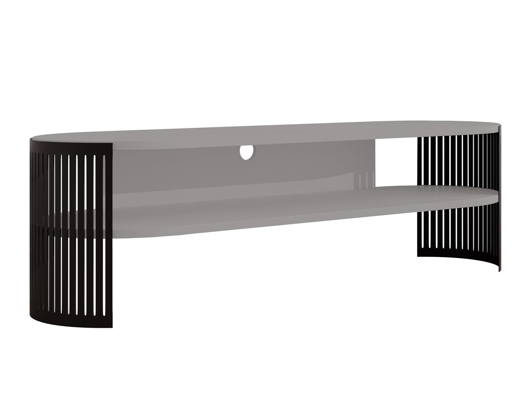 TV-omarica Civer (Črna + Grafit)