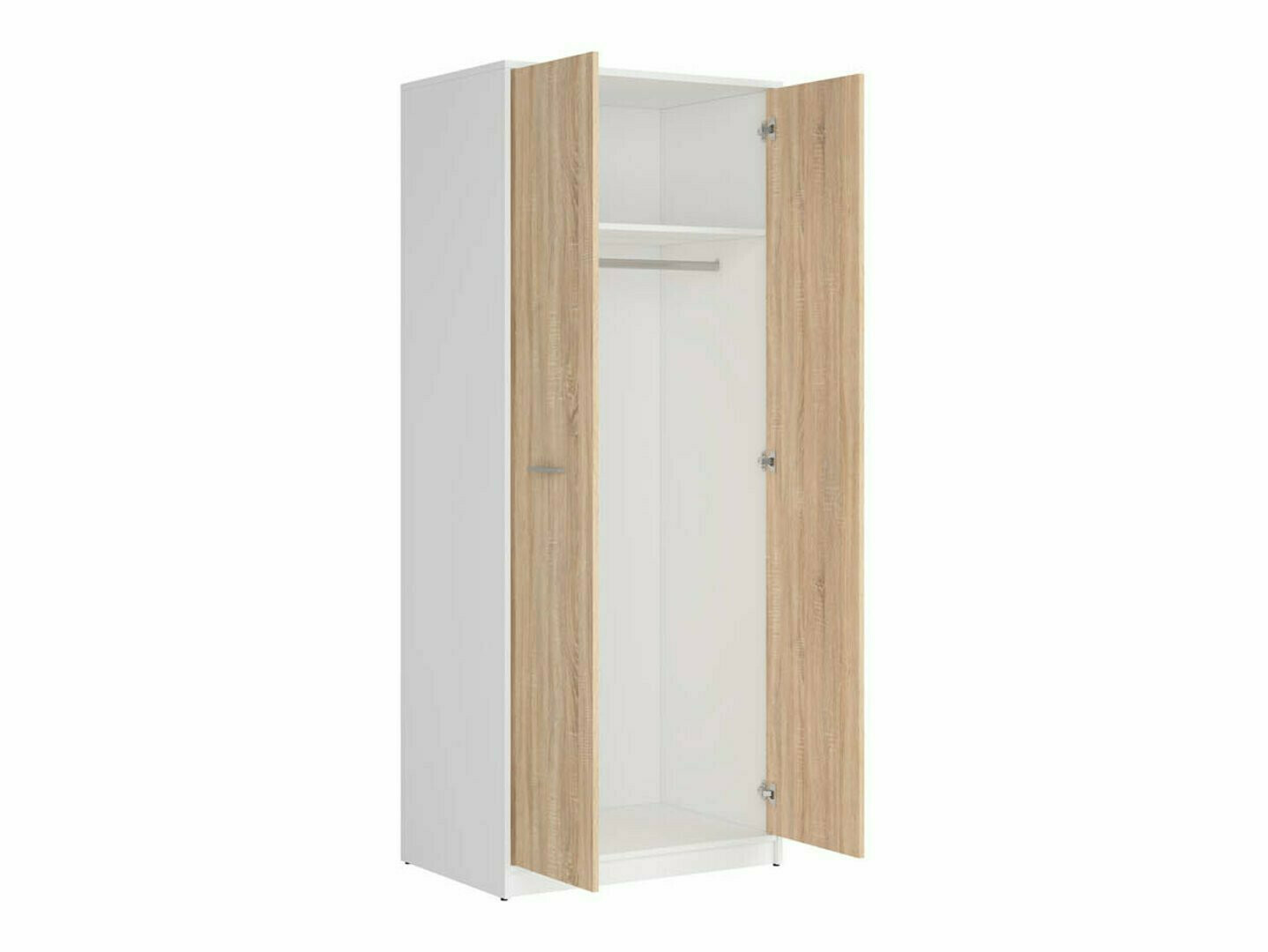 Komplet za domačo pisarno Novsore 153 (Bela + Sonoma hrast)