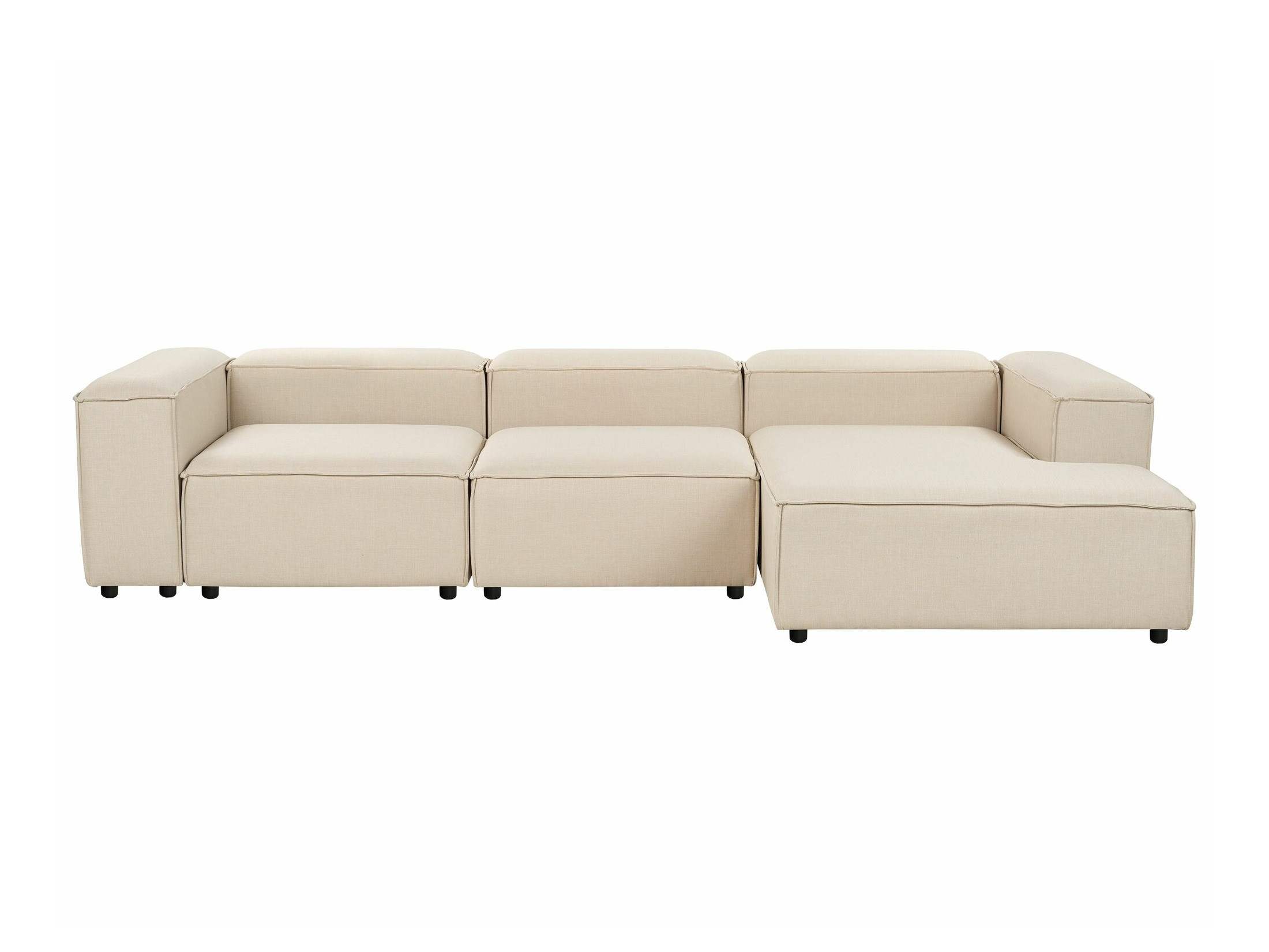 Modularna kotna sedežna garnitura Serophi 106 (Bež)