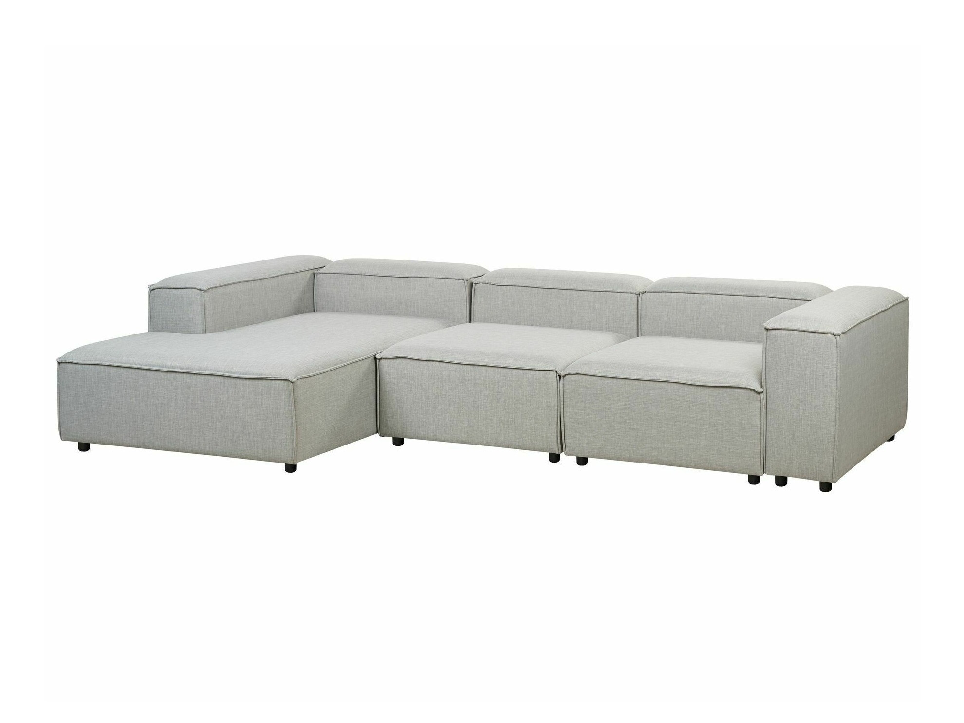 Modularna kotna sedežna garnitura Serophi 106 (Siva)