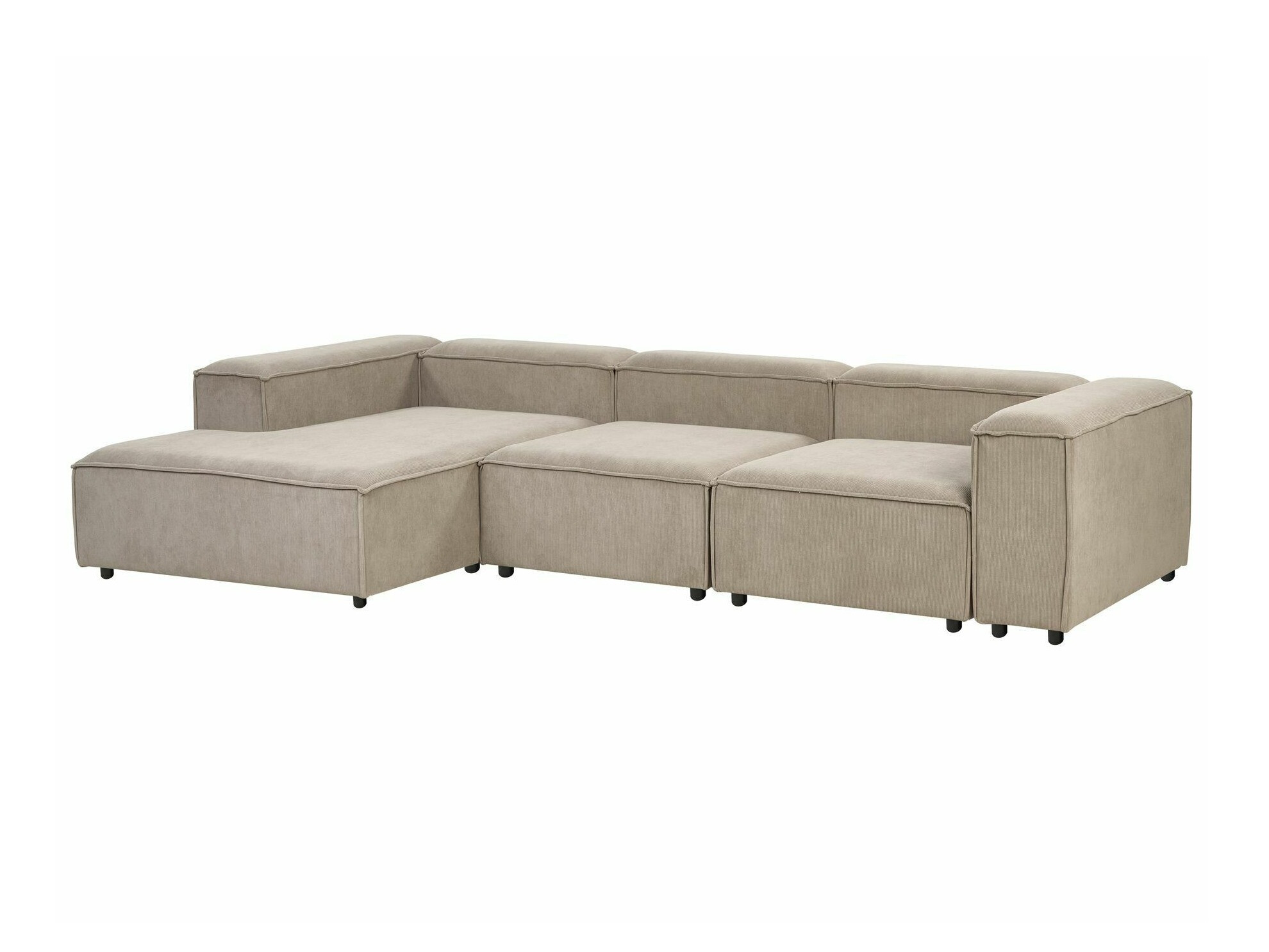 Modularna kotna sedežna garnitura Serophi 106 (Taupe)