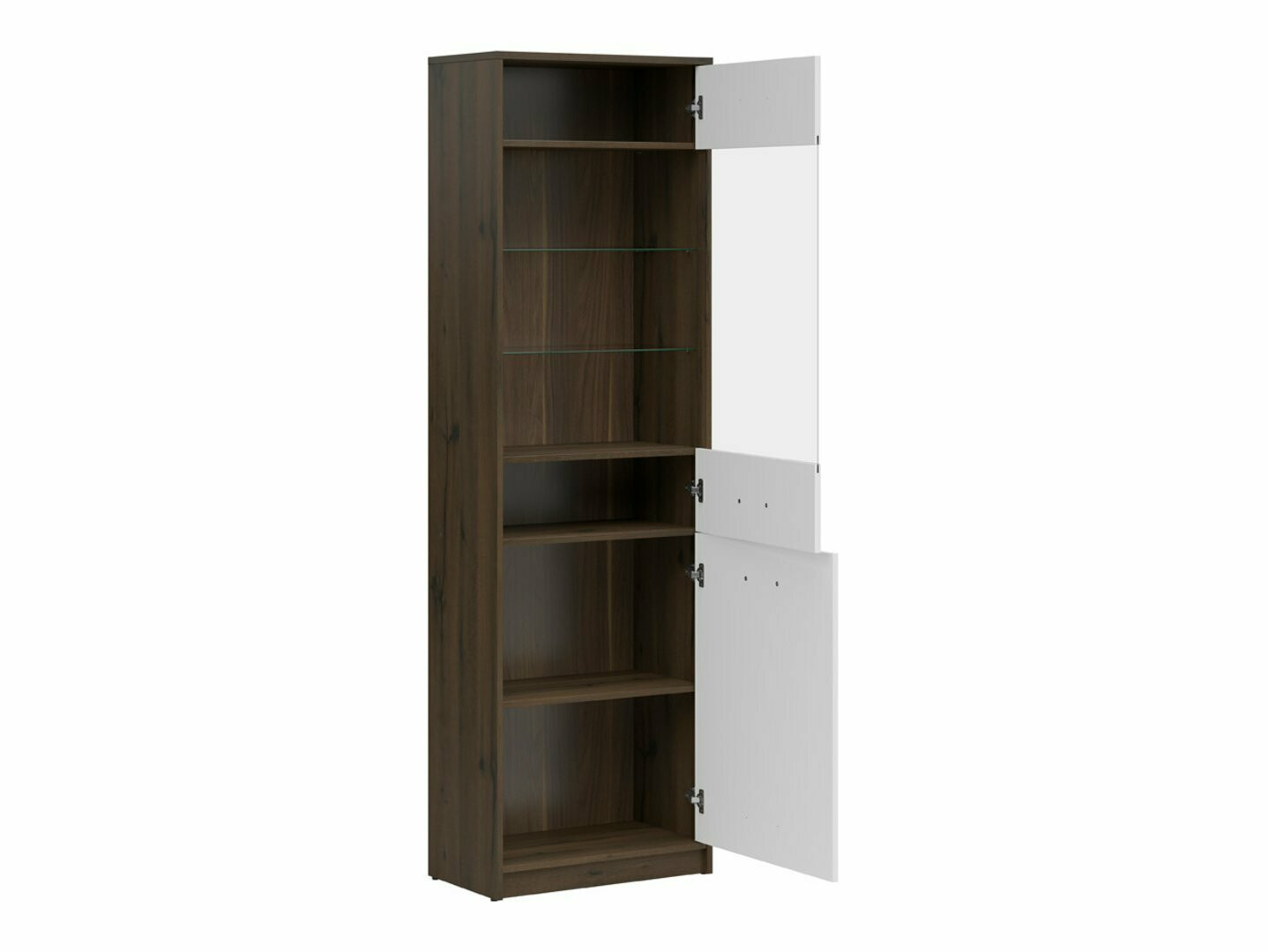 Regal Novsore 136 (Temen hrast + Bela)