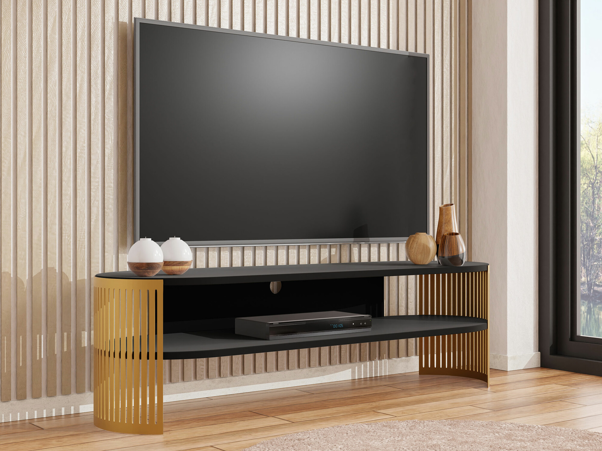 TV-omarica Civer I (Zlata + Črna)