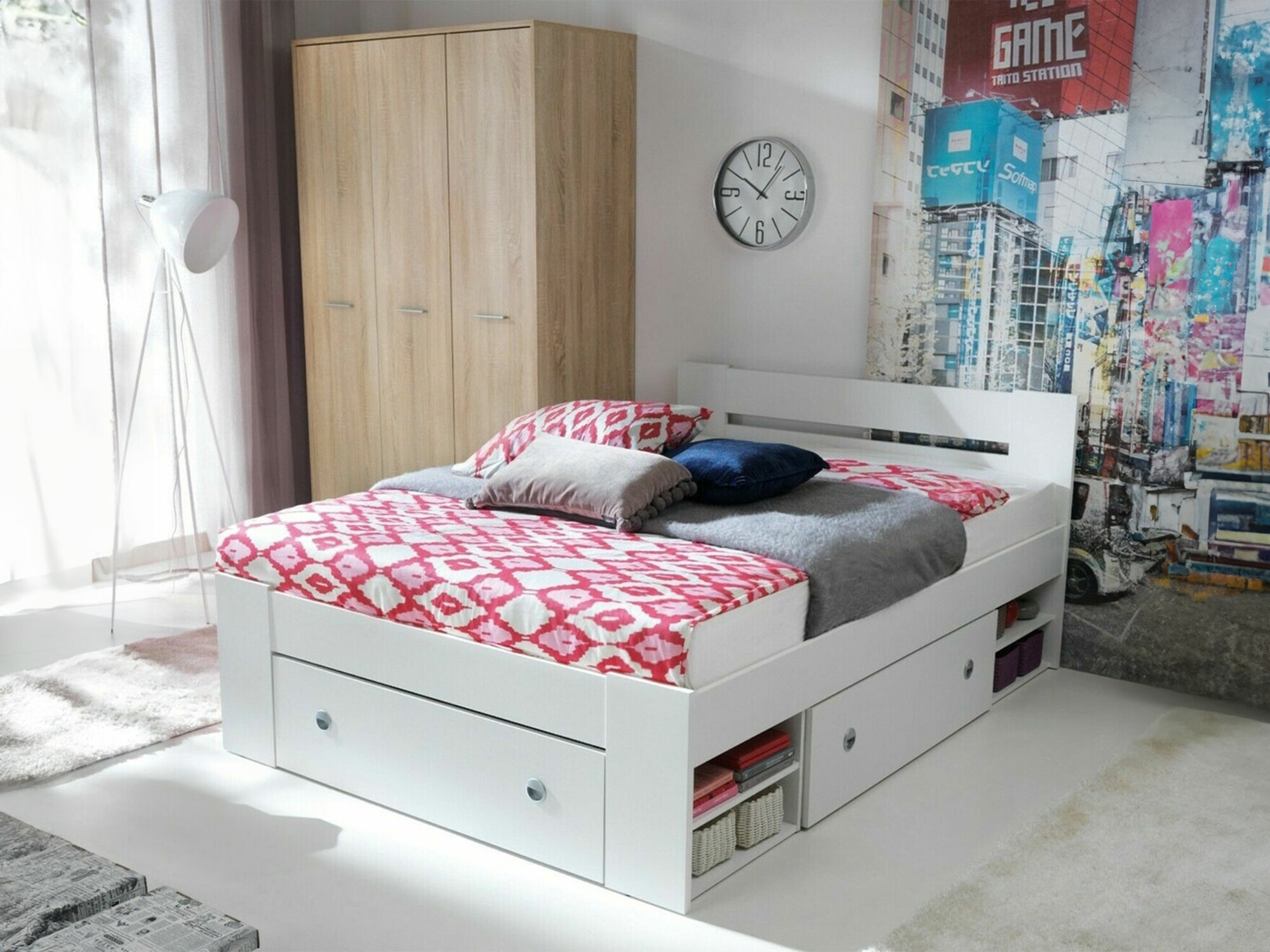 Komplet spalnic Novsore 158 (Bela)